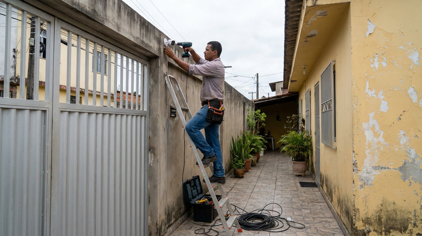 Instalacao de cameras de seguranca profissional em Maceió‑AL