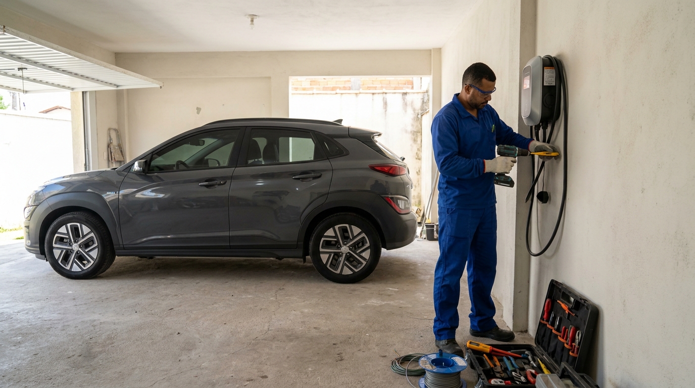 Instalação de Carregador de Carro Elétrico perto de mim em Maceió‑AL