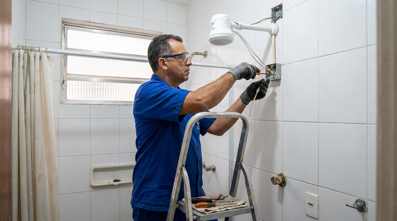 Instalação de Chuveiro Elétrico perto de mim em Maceió‑AL