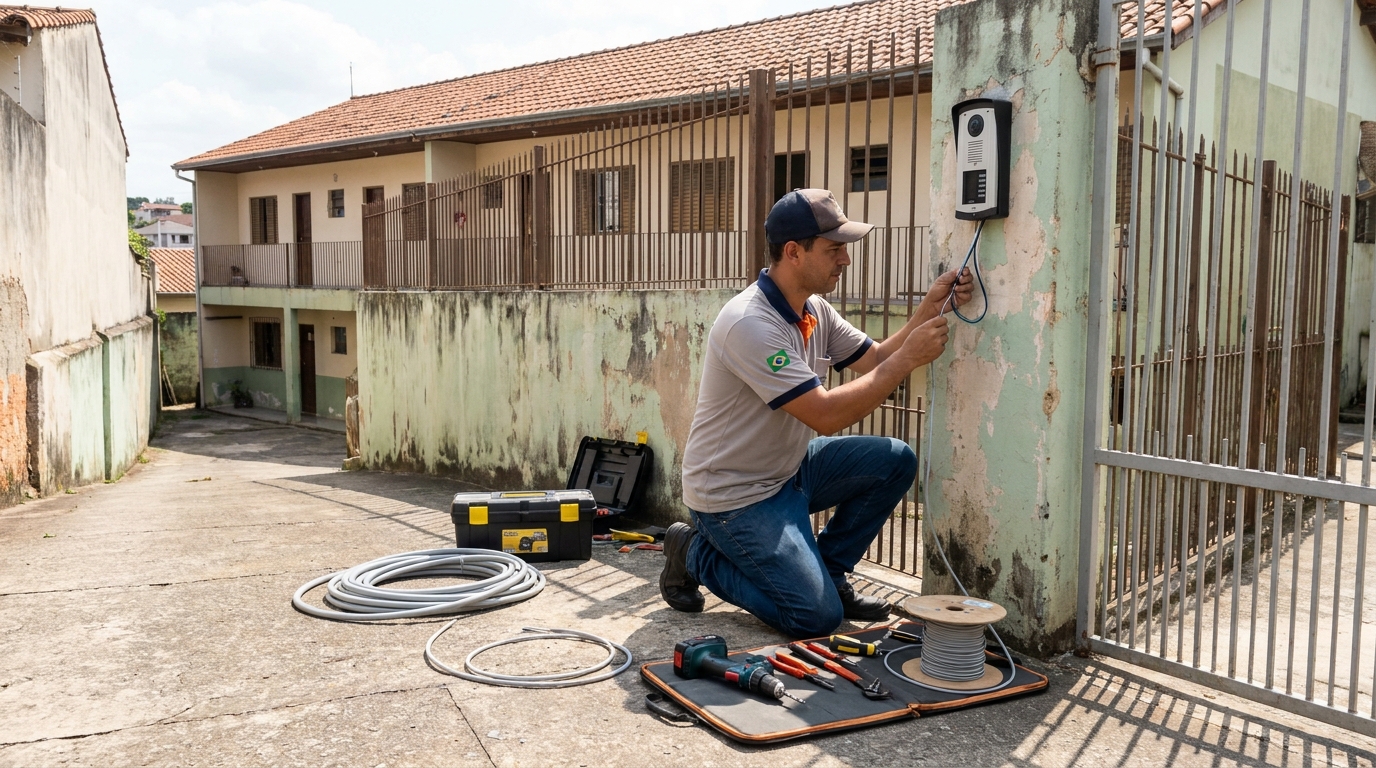 Instalacao de interfone residencial em Maceió‑AL