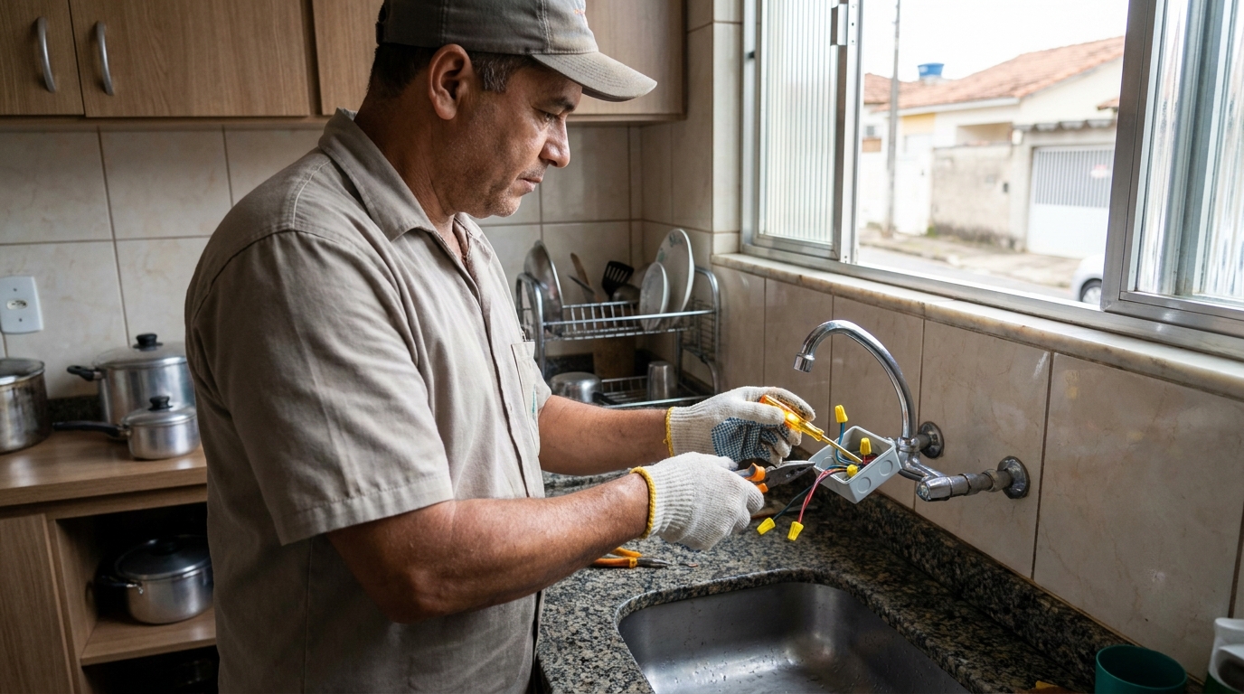 Instalacao de torneira eletrica profissional em Maceió‑AL