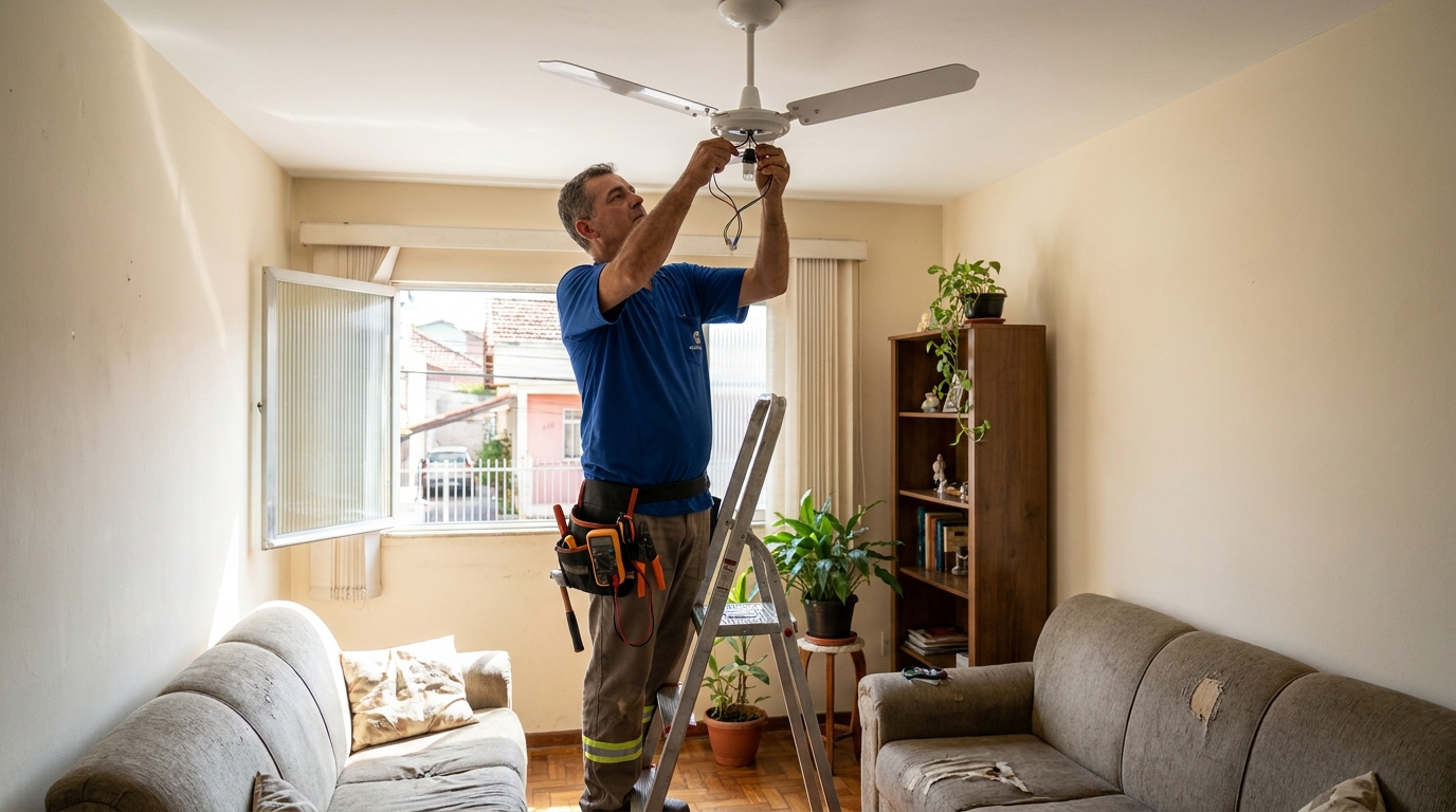 Instalação de Ventilador de Teto perto de mim em Maceió‑AL